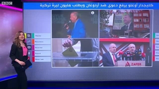 کلیجدار أوغلو یرفع دعوى ضد أردوغان ویطلب ملیون لیرة ترکیة