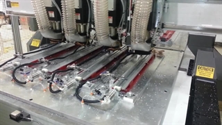 روتر CNC 4 سر 5000 MultiCam با یکپارچه سازی ربات