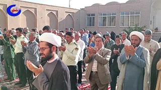 نماز عید قربان در مسجد جامع خوسف به روایت دوربین بازتاب خراسان