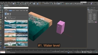 بررسی Ocean Waves Generator پلاگین تری دی مکس + دانلود