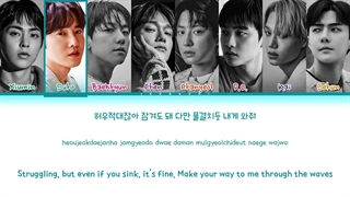 لیریک آهنگ LET ME IN اکسو (color coded Lyrics)