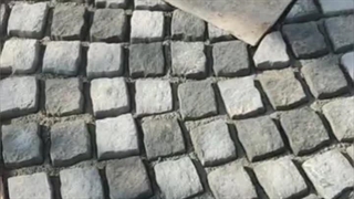 سنگ کار + سنگ کوبیک + سنگ فرش + کف