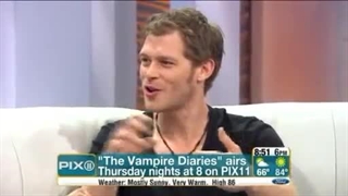Joseph Morgan Interview at PIX 11 Morning News
