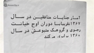 موشن گرافیک | وسعت جنایات منافقین در سال ۶۷