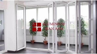 انواع درب و پنجره آکاردئونی