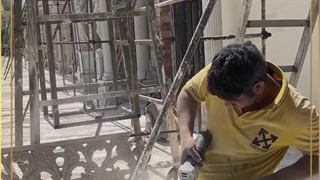 نمای مراحل تولید ونصب سقف