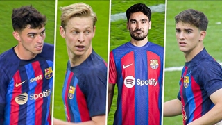 خط هافبک بارسلونا در فصل 2023/24