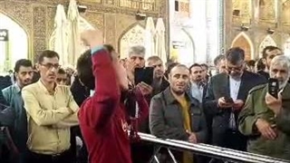 محمدمهدی دهقانیان مدح امیرالمومنین در ایوان طلای نجف