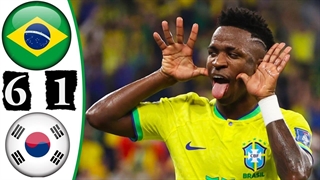 بازی برزیل مقابل کره جنوبی