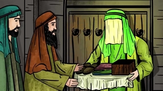 انیمیشن احترام خاص میهمانان توسط امام رضا (ع) در روز عید غدیر