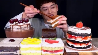 ASMR 수제케이크 파티