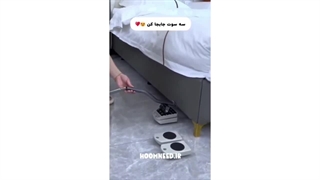 چرخ مخفی زیر میز و کمد؛ لوازم کاربردی خانه | بیکوپلاس