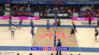 خلاصه بازی چین (1)  - (3) کانادا در رقابتهای لیگ ملتهای والیبال 2023