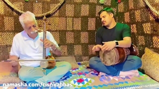 سه پا لری دوئت کمانچه استاد فرج علیپور و تنبک