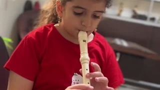 آهنگ ریحان در فلوت ریکوردر