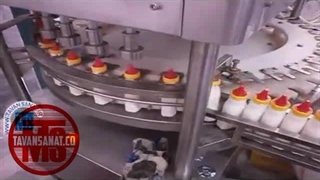 دستگاه پرکن و دربندی مخصوص سس موشکی توان صنعت | 09152000050