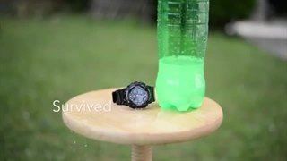 تست مقاومت ساعت جی شاک