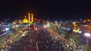 فوتیج مجموعه فیلم های هوایی از بین الحرمین