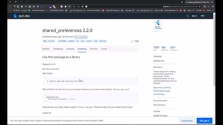 ذخیره سازی اطلاعات با sharedpreferences در فلاتر