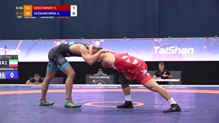 Sanzhar DOSZHANOV (KAZ) df. Amirmohammad Babak YAZDANICHERATI (IRI)