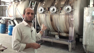 قسمت رنگرزی کارخانه تولید پارچه شاد و نمونه (کاظمی)