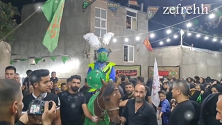 سینی گردانی حضرت قاسم علیه السلام در روستای زفره