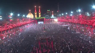 مباشر.. مراسیم احیاء لیلة العاشر من محرم الحرام  فی کربلاء المقدسة
