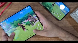 تست سرعت و مقایسه اجرای بازی گوشی Samsung Galaxy Z Fold 5 با iPhone 14 Pro Max