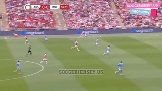 خلاصه بازی آرسنال 1-1 (4-1) منچسترسیتی - سوپرجام