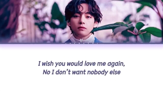 لیریک آهنگ love me again از تهیونگ