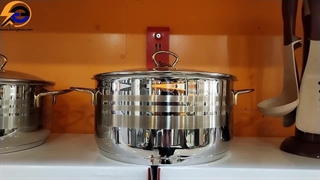 سرویس قابلمه استیل ۱۰ پارچه STN