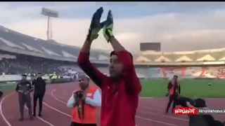 پشت صحنه فیلم پایتخت در ورزشگاه ازادی..