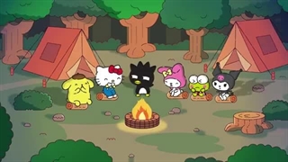 هلو کیتی و مای ملودی کورومی  قسمت ۶ کمپ در جنگل 