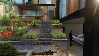 طراحی نما ویلا در گیلان لوکس سازه