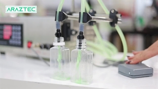 دستگاه پرکن مایعات رقیق دیجیتال دو نازل آرازتک