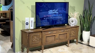 قیمت خرید جدیدترین مدل میز تلویزیون منبت جدید در تهران