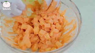 اسمر فود کره ای مرغ سرخ شده|چیتوس خونگی|مرغ پنیری|راپ چیتوس