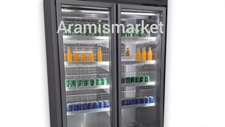 یخچال ایستاده دو درب صنایع برودتی آرامیس مارکت