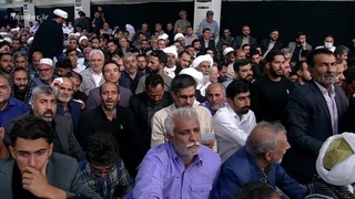 اجرای سرود دسته جمعی مردم سیستان و بلوچستان و خراسان جنوبی محضر رهبر انقلاب