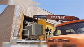 فیلم آموزش دستورالعمل مراحل روش طریقه اصول استاندارد جدید حمل نصب وصل روشن برق دار برقدار کردن ترانس ترانسفورماتور فشارقوی 800