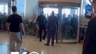 ورود هواداران رونالدو به هتل اسپیناس