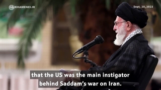 Which forces was Iran up against in the Sacred Defense?