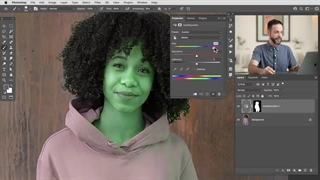تغییر رنگ لباس در فتوشاپ