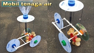 با وسایل دور ریختنی یک ماشین منحصر به فرد با نیروی آب بسازید