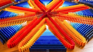 رکورد جدید دومینو + دیوانه کننده ترین مارپیچ تا کنون