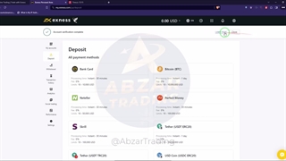 اثبات احراز هویت و وریفای بروکر اکسنس exness با ابزار تریدینگ