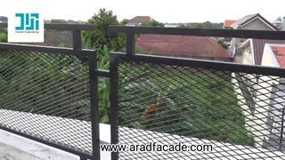 تولید ساخت و نصب نرده استرچ متال - شرکت نمای آراد