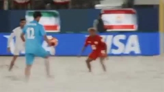 یک ایرانی در صدر جدول آقای گلی جام جهانی فوتبال ساحلی