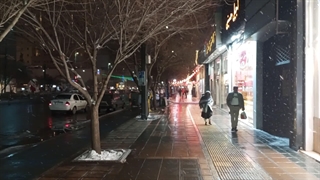 تصاویر راش کنار  مسجد خیابان امام رضا علیه السلام مشهد