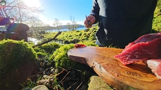 اموزش مزه دار کردن گوشت - اشپزی در طبیعت